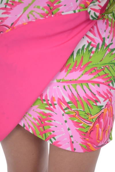 Flamingo Wrap Skirt - Sale - The Blue Door Boutique