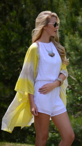 Roaming Romper, White