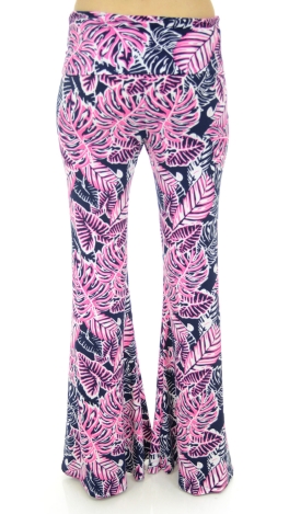 Printed Pants, Navy Pink