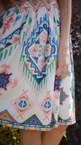 Indian Princess Print Dress