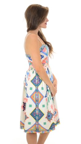 Indian Princess Print Dress