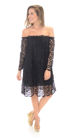 All About That Lace Dress, Black