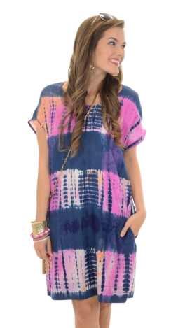 Island Sunset Tye Dye Dress