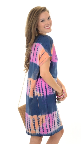 Island Sunset Tye Dye Dress