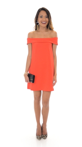 It's My Party Off Shoulder Dress