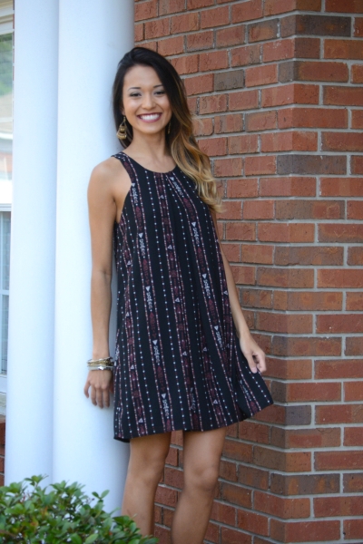 Arrowhead Dress, Black