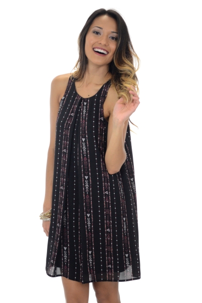 Arrowhead Dress, Black