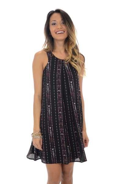 Arrowhead Dress, Black