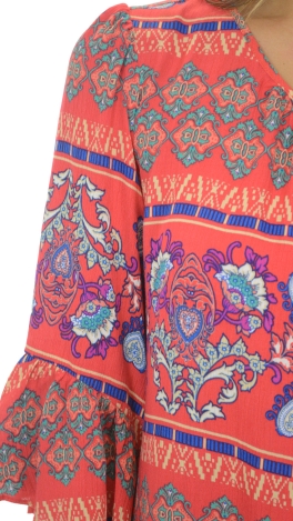 Going Boho Top, Red