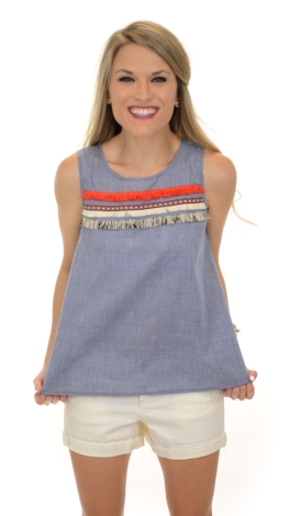 Triple Fringe Trim Tank