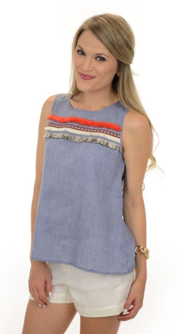 Triple Fringe Trim Tank