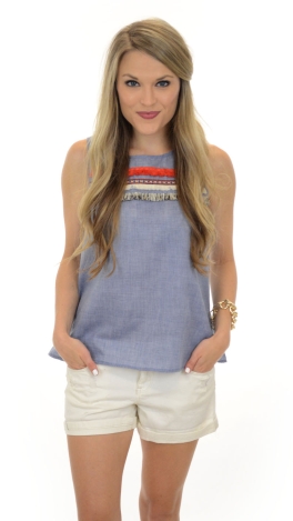 Triple Fringe Trim Tank