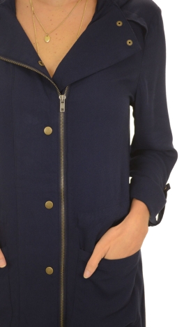 Utility Girl Jacket, Navy