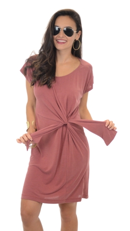 All Tied up Tee Dress