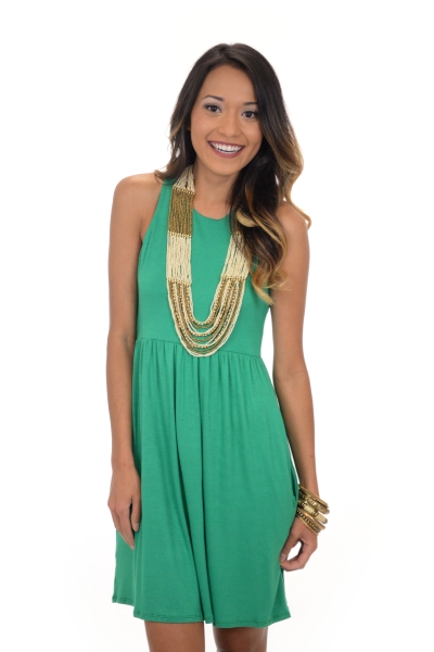 Bella Dress, Green