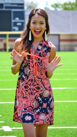 Tuscan Lace Up Dress