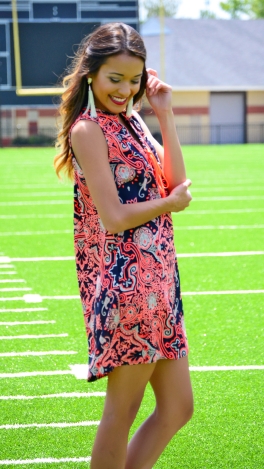 Tuscan Lace Up Dress