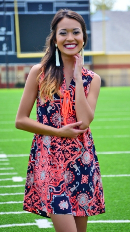 Tuscan Lace Up Dress