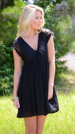 Sweet Serenade Dress, Black