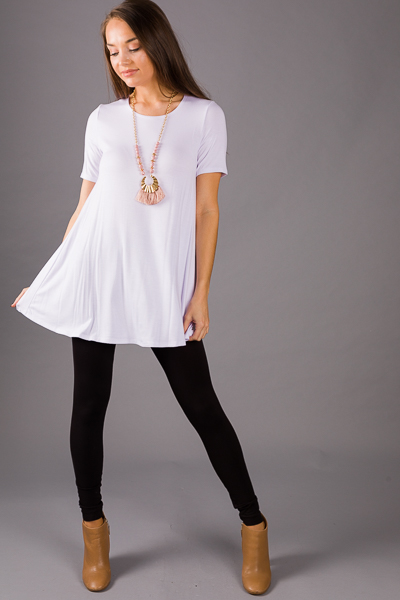 Necessary Tunic Tee, White