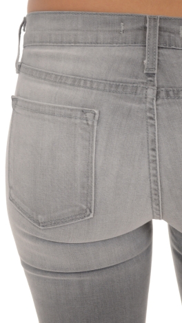 KARLIE Knee Slit Jeans, Grey