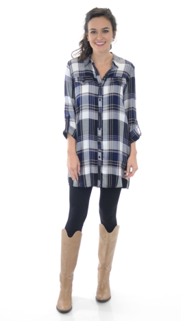 Brunch Plaid Tunic