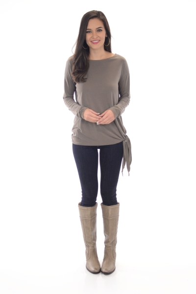Side Tie Tunic