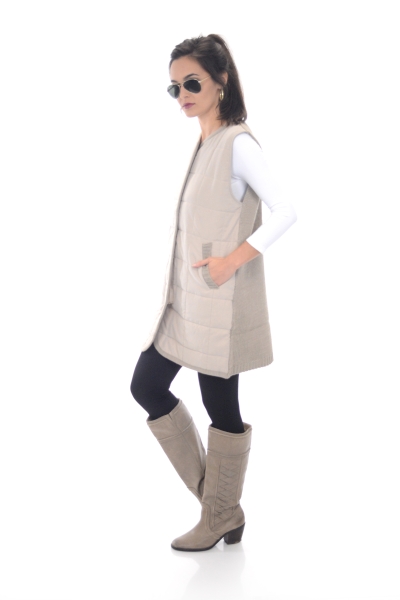 Long Puffer Vest