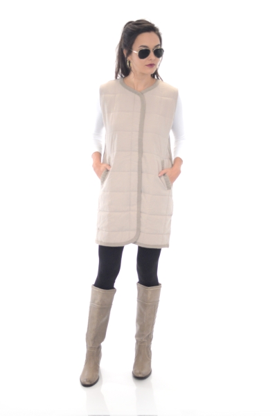 Long Puffer Vest