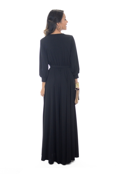 Matte Jersey Maxi, Black