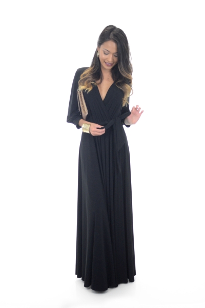 Matte Jersey Maxi, Black