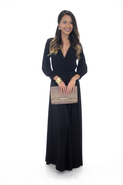 Matte Jersey Maxi, Black