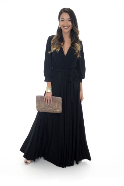 Matte Jersey Maxi, Black