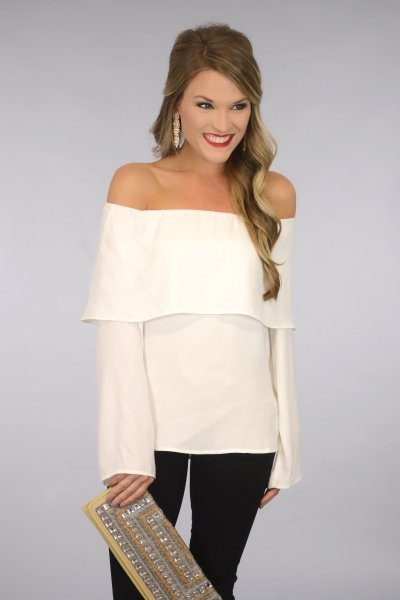 White Off Shoulder Blouse