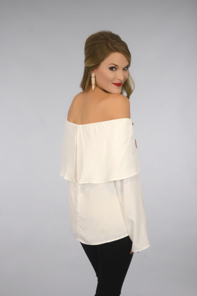 White Off Shoulder Blouse