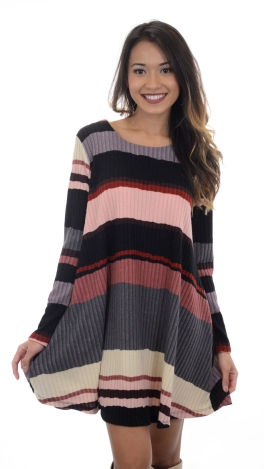 Aria Striped Dress 