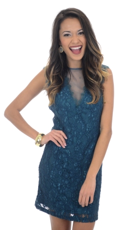 Steal Your Heart Dress, Teal