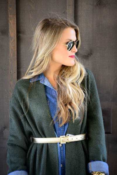 Cuddle Up Cardigan, Olive