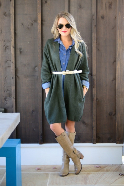 Cuddle Up Cardigan, Olive