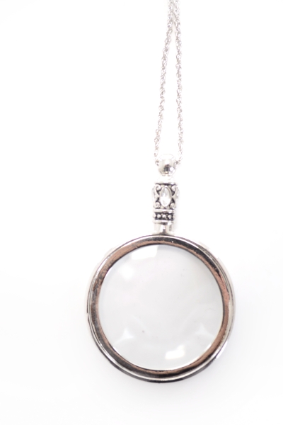Looking Glass Necklace, Silver