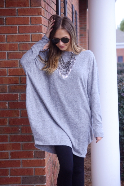 Harling Sweater, Grey