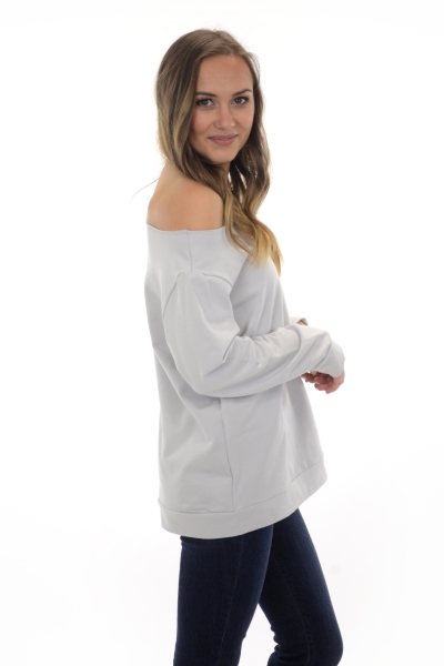 Raw Edge Sweatshirt