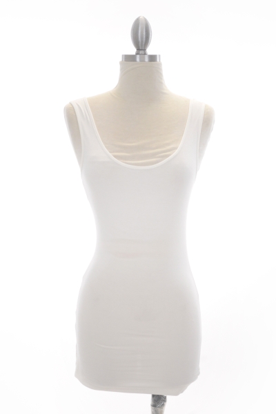 Fitted Tank, Ivory
