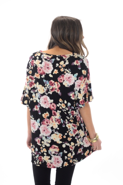 Garden Party Tunic, Black