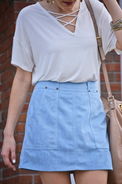 Icy Blue Skirt