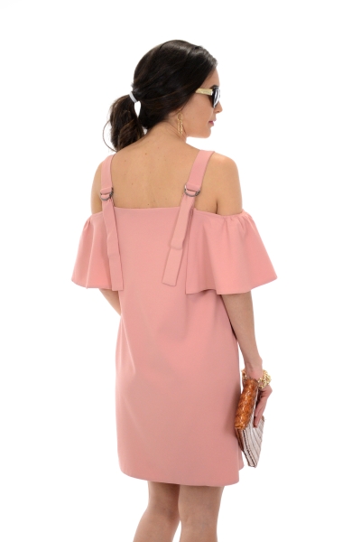 Shoulder Straps Dress, Pink