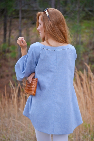 Bubble Sleeve Top