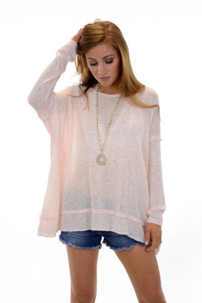 Open Back Pullover