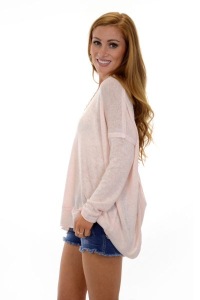 Open Back Pullover