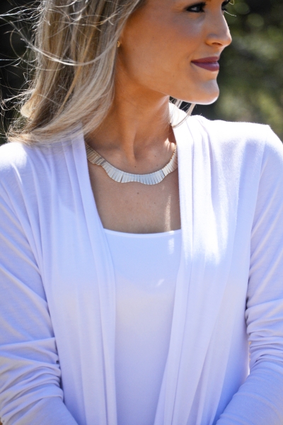 Flat Scallop Necklace